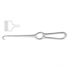 Volkmann Retractor 6 Blunt Prongs Stainless Steel, 22 cm - 8 3/4"